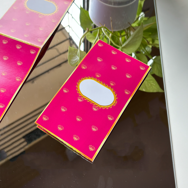 Paithani Card- Lotus Collection