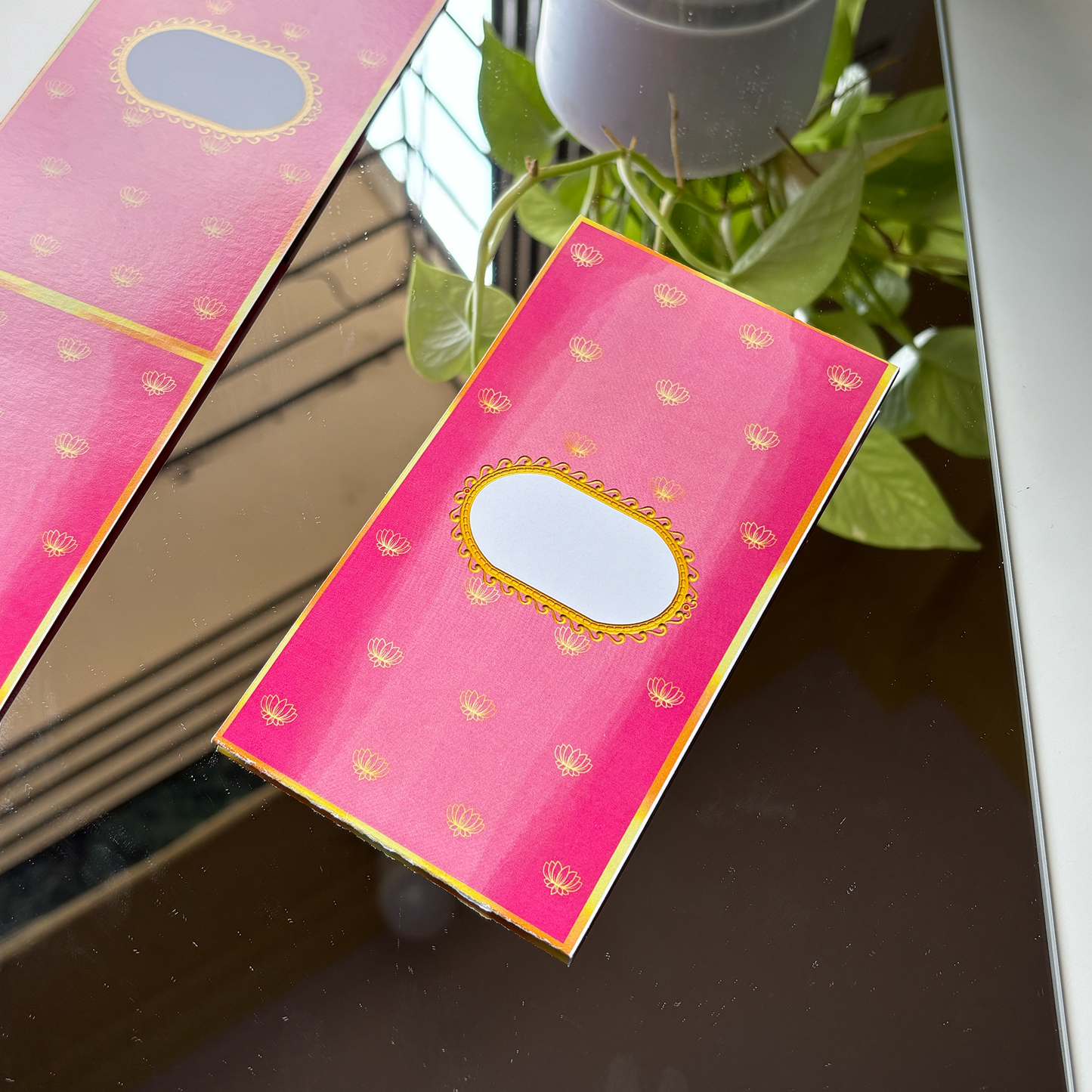 Paithani Card- Lotus Collection