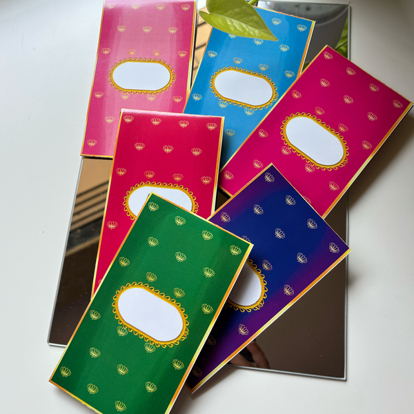 Paithani Card- Lotus Collection